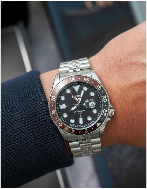 SEIK.O 5 SPORTS GMT MOVEMENT LIKE AUTOMATIC