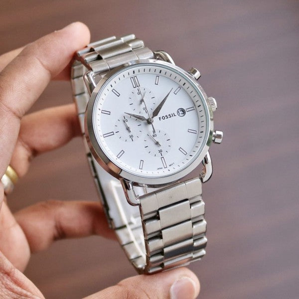 FOSSI-L COMMUTER SILVER WHITE