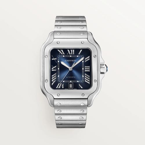 CARTIE_R DE SANTOS BLUE DIAL