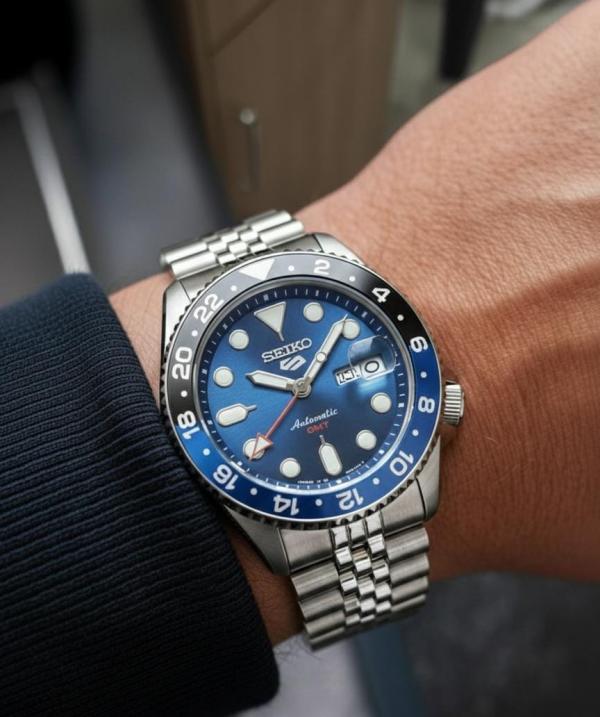 SEIK.O 5 SPORTS GMT MOVEMENT LIKE AUTOMATIC