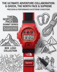 G-SHOCK FULL RED & BLACK SUPREME WATCH